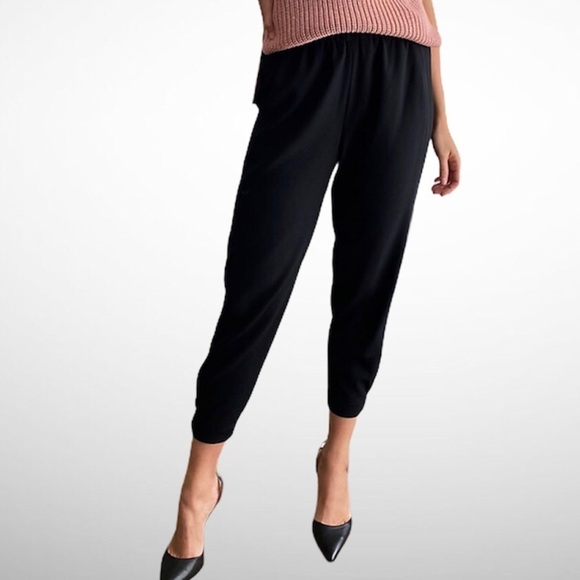 Aritzia Babaton Dexter Pant Jogger Slim Fit Black Size Medium Style 53467 - Picture 1 of 11